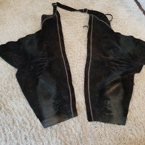 Womens Black Chaps